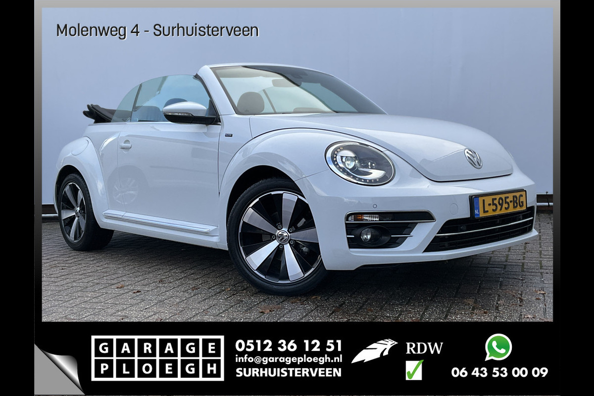 Volkswagen Beetle Cabriolet 1.2 TSI Autom Stoelverw Xenon Navi Camera Design BlueMotion Automaat