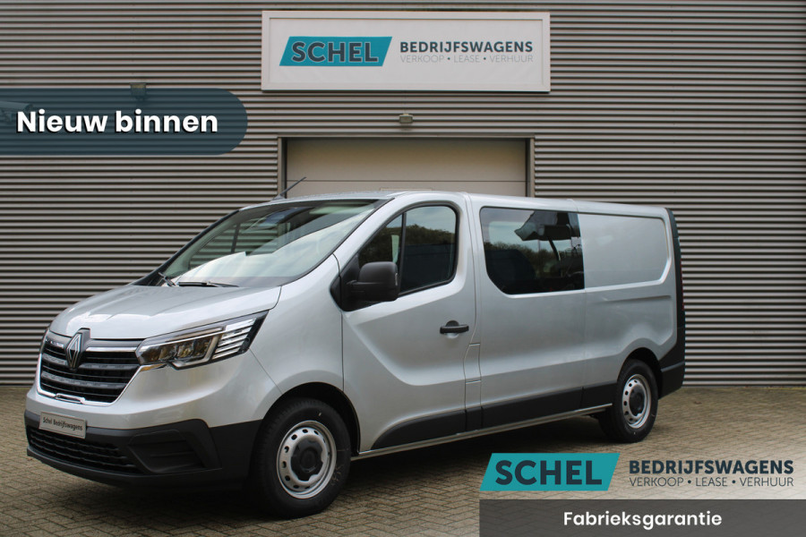 Renault Trafic 2.0 Blue dCi 150pk T29 L2H1 Advance DC - 6 zits - Navigatie - Camera - Airco - Cruise - DAB - Carplay - Rijklaar