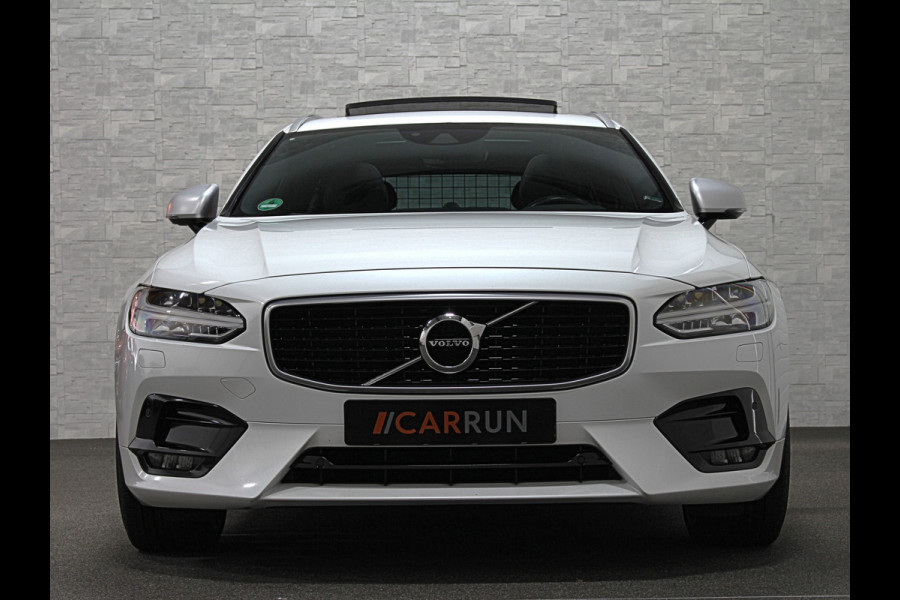 Volvo V90 2.0 D5 AWD R-Design | Panorama | ACC | Bowers & Wilkins | Pilot-Assist | Trekhaak | Keyless-Entry | Memory | 21'' | Stoelverwarming V+A | Stuurwielverwarming | LED | Camera | Carplay |