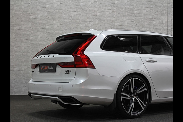 Volvo V90 2.0 D5 AWD R-Design | Panorama | ACC | Bowers & Wilkins | Pilot-Assist | Trekhaak | Keyless-Entry | Memory | 21'' | Stoelverwarming V+A | Stuurwielverwarming | LED | Camera | Carplay |