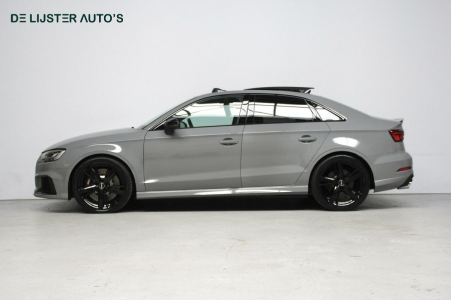 Audi RS3 2.5 TFSI quattro Automaat 400 PK |PANORAMADAK, DEALER ONDERHOUDEN, 1e EIGENAAR, BLACK OPTIC, NARDO GREY|