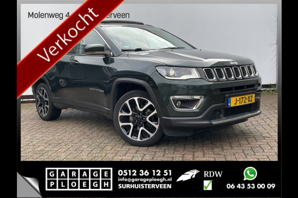 Jeep Compass 1.3T Limited Automaat Pano.dak Trekhaak Leder Camera!