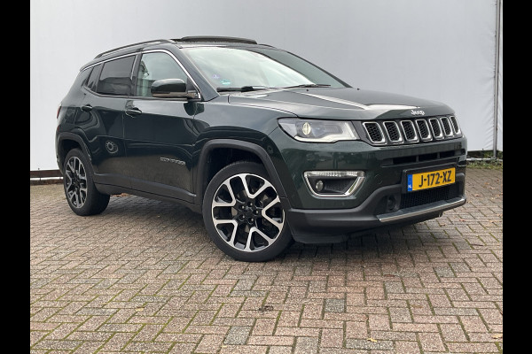 Jeep Compass 1.3T Limited Automaat Pano.dak Trekhaak Leder Camera!