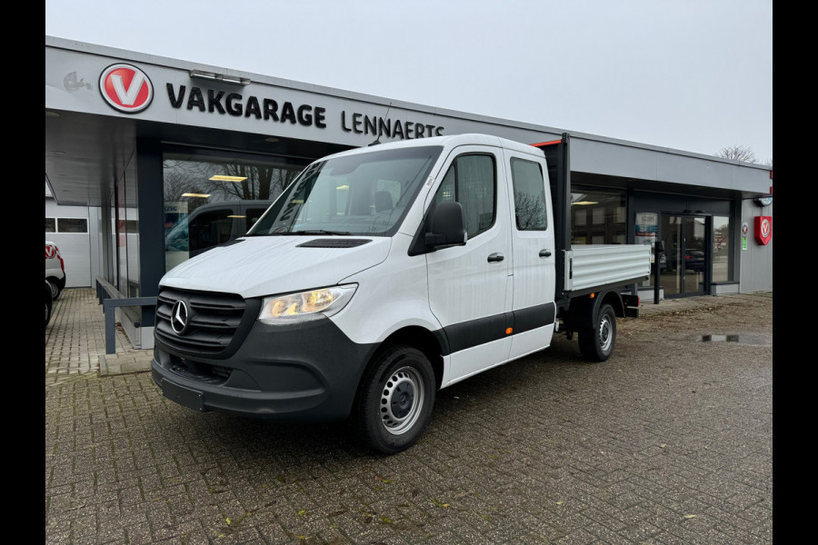 Mercedes-Benz Sprinter 317 CDI 170 pk, rwd, wb 366,5 PickUp dubbele cabine, navi, tacho, cruise, all season, mbux, trekhaak, ect.