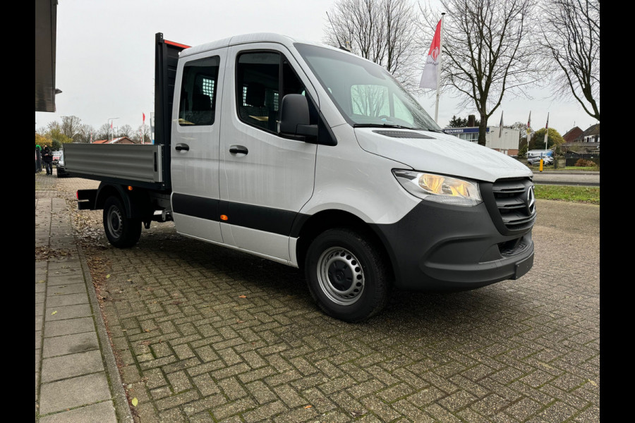 Mercedes-Benz Sprinter 317 CDI 170 pk, rwd, wb 366,5 PickUp dubbele cabine, navi, tacho, cruise, all season, mbux, trekhaak, ect.