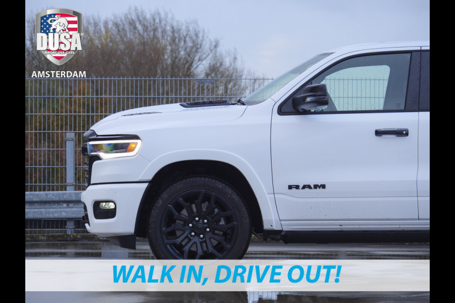 Dodge Ram 1500 | Limited | Night | 3.0L Twin-Turbo I6 | High Output | RAMBOX Passenger Display | 14,4 Touch Screen | Harman Kardon | Getoonde accessoires zijn verkrijgbaar tegen meerprijs