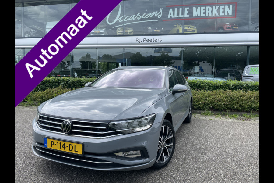 Volkswagen Passat Variant 1.5 TSI 150pk DSG Business Automaat Clim.control - Cruise control - ParkS-V+A - Navi - Radio/USB/TEL - A-uitrijcam. - MFL-Stuurwiel - ML - LMV - CD+AB - Keyless E+S - Ramen E-V+A - Spiegels E-V+V - V-stoelen EV - RS - Rijstr.S- HSA - LED