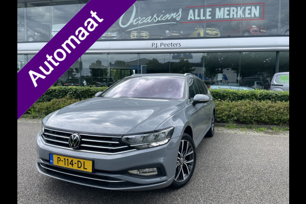 Volkswagen Passat Variant 1.5 TSI 150pk DSG Business Automaat Clim.control - Cruise control - ParkS-V+A - Navi - Radio/USB/TEL - A-uitrijcam. - MFL-Stuurwiel - ML - LMV - CD+AB - Keyless E+S - Ramen E-V+A - Spiegels E-V+V - V-stoelen EV - RS - Rijstr.S- HSA - LED