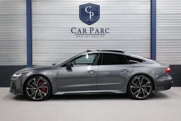 Audi RS7 Sportback 4.0 TFSI quattro 600+PK BTW/KERAMISCH/4-WIEL.B/3D B&O/VIRTUAL/SFEER/PANO/22"LMV/360/LINE/ACC/12 MDN GARANTIE!