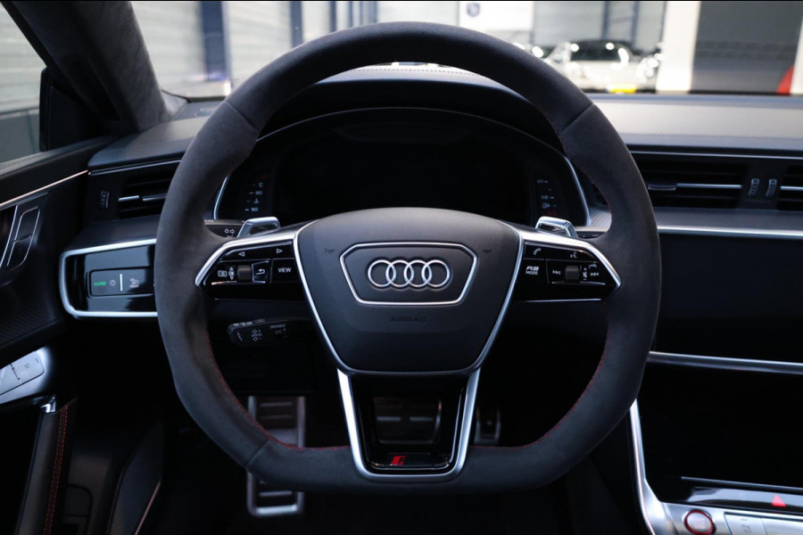 Audi RS7 Sportback 4.0 TFSI quattro 600+PK BTW/KERAMISCH/4-WIEL.B/3D B&O/VIRTUAL/SFEER/PANO/22"LMV/360/LINE/ACC/12 MDN GARANTIE!