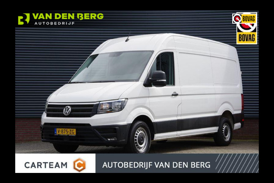 Volkswagen Crafter 35 2.0 TDI L3H3(L2H2) 140PK AUT. CAMERA, NAVI, CRUISE, DAB, TREKHAAK, AIRCO, PARKEERSENSOREN, APPLE CARPLAY, NL AUTO, NAP