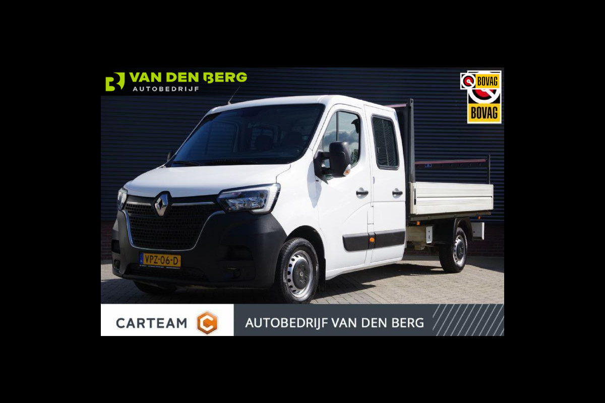 Renault Master T35 2.3 dCi L3 OPEN LAADBAK, 150PK, DC-7P, AIRCO, TREKHAAK, DUBBELE CABINE, PICK-UP, OPENLAADBAK, PICKUP