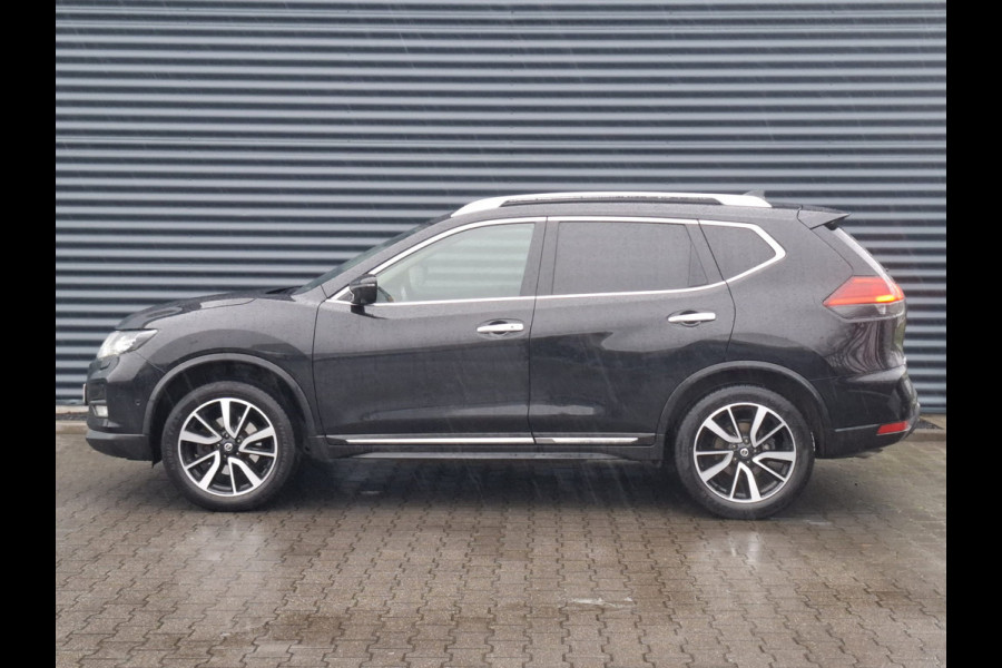 Nissan X-Trail 1.3 DIG-T Tekna 7 Persoons | Panodak | Lederen Sportstoelen Elektrisch & Verwarmd | Navigatie | 360 Camera | DAB | Stoel & Stuurverwarming |