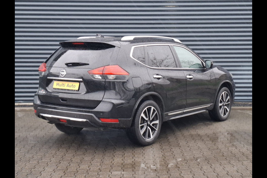 Nissan X-Trail 1.3 DIG-T Tekna 7 Persoons | Panodak | Lederen Sportstoelen Elektrisch & Verwarmd | Navigatie | 360 Camera | DAB | Stoel & Stuurverwarming |