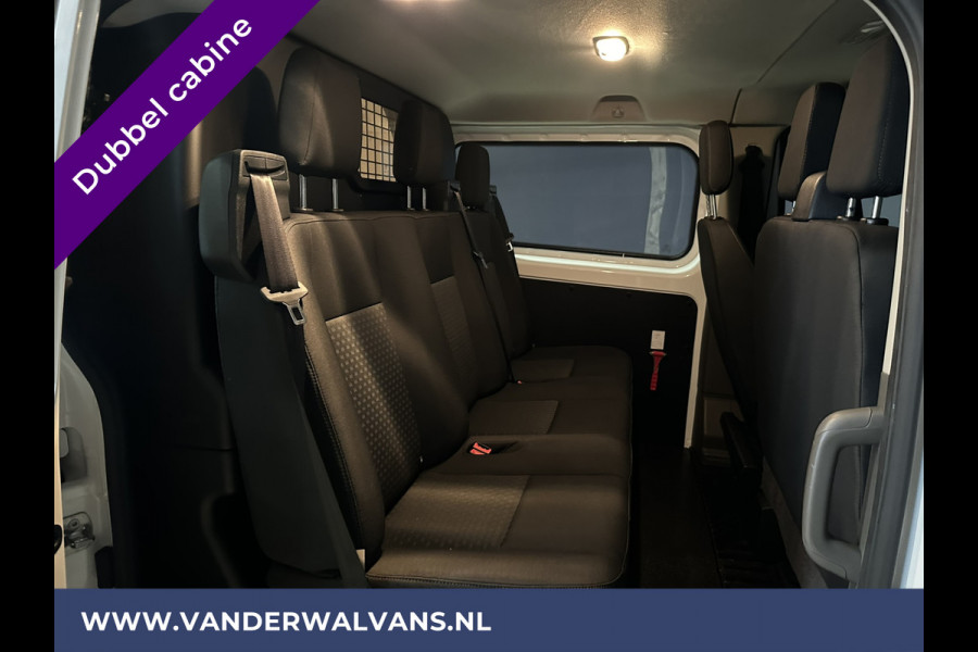 Ford Transit Custom 2.0 TDCI 130pk L2H1 Dubbele Cabine Euro6 Airco | 6-Zits | 2800kg Trekhaak Camera, LED, Cruisecontrol, Parkeersensoren, Verwarmde voorruit