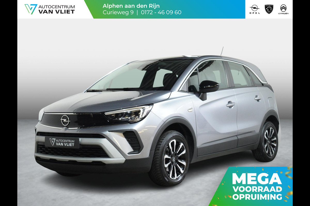 Opel Crossland 1.2 Turbo Elegance AUTOMAAT | NAVIGATIE | CARPLAY | ACHTERUITRIJCAMERA MET SENSOREN | E.C.C. | 65.656km