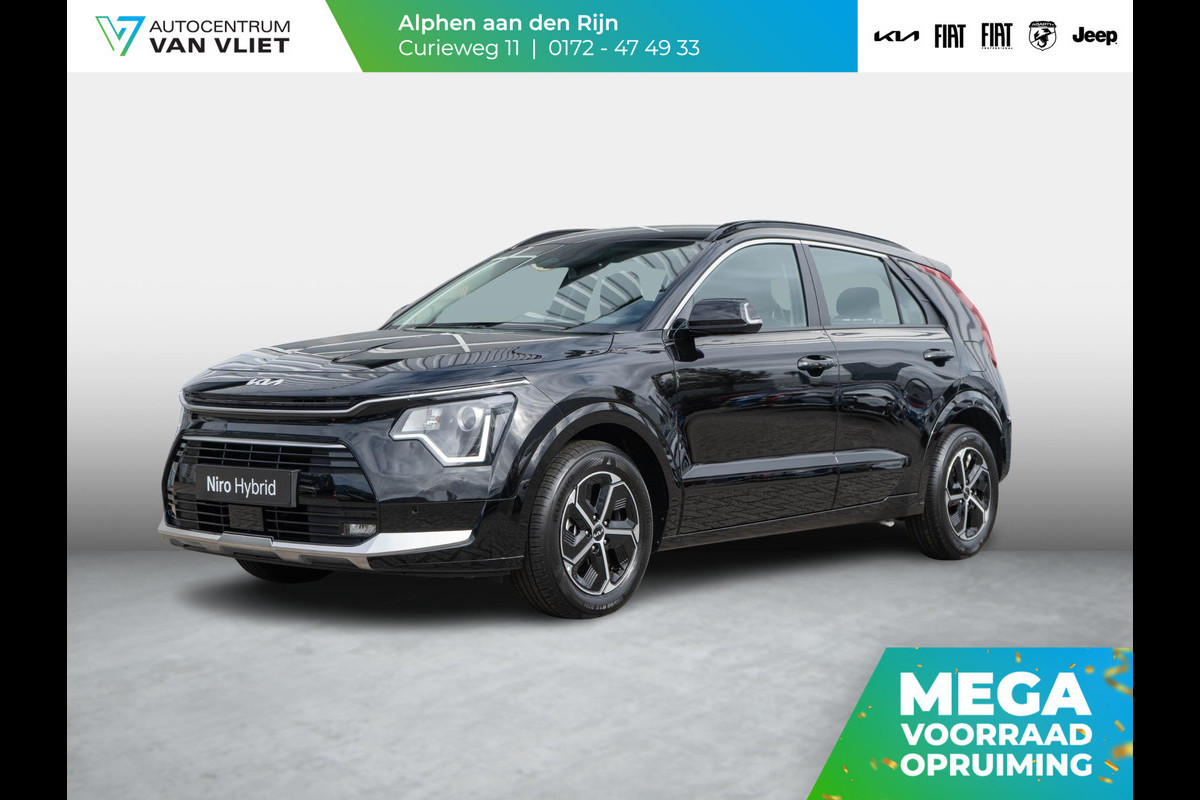 Kia Niro 1.6 GDi Hybrid DynamicLine | Op Voorraad | Direct leverbaar! | Navigatie | Carplay | Adapt. Cruise | Climate | Keyless | Camera | Bestelbaar | Snel leverbaar