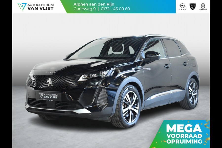 Peugeot 3008 1.6 PHEV 225 GT SCHUIFKANTELDAK | LEREN BEKLEDING | NAVIGATIE | CARPLAY | ACHTERUITRIJCAMERA MET SENSOREN | STOELVERWARMING | 41.506km