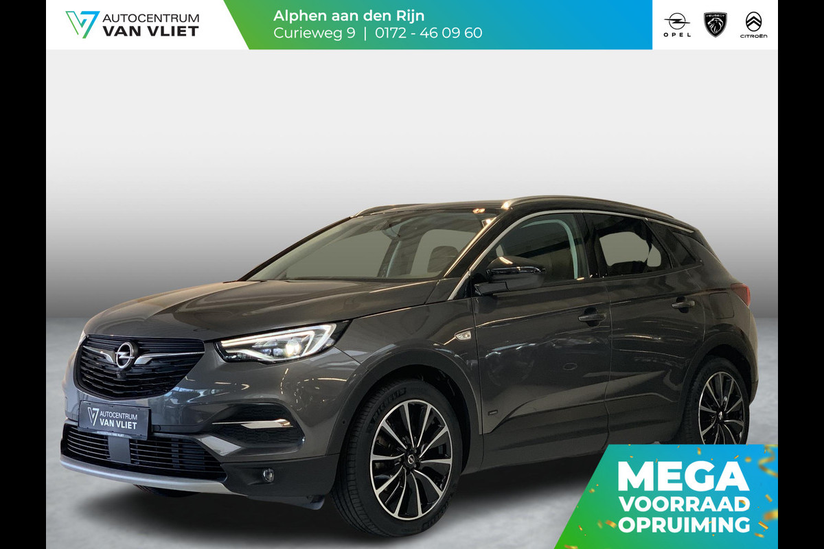 Opel Grandland X 1.6 Turbo Hybrid Elegance | Navigatie | Apple Carplay/Android Auto | 360° camera | Leder | Kofferklep elektrisch | Stoelverwarming/Stoelkoeling |