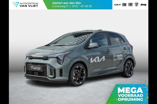 Kia Picanto 1.0 DPI GT-Line | Bestelbaar | Snel leverbaar | Schuif/kantel dak | Stoel/stuur verwarming | Parkeersensoren achter |