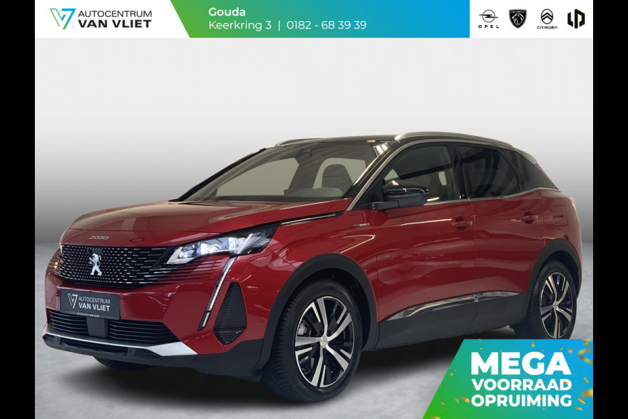 Peugeot 3008 1.6 HYbrid4 300 GT | Navigatie | Apple Carplay/Android Auto | Stoelverwarming | Achteruitrijcamera |