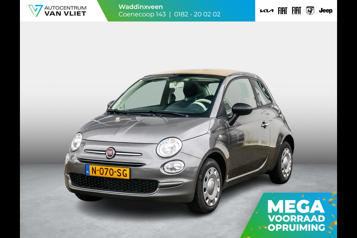 Fiat 500C Hybrid Cult | Airco | Zeer weinig km! |