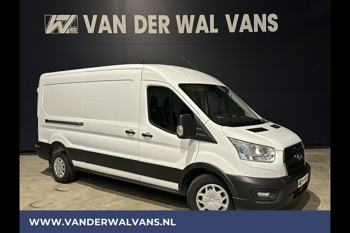 Ford Transit 2.0 TDCI 131pk L3H2 Euro6 Airco | Camera | Navigatie | Cruisecontrol Apple Carplay, Android Auto, Verwarmde voorruit, Stoelverwarming, Parkeersensoren, Bijrijdersbank