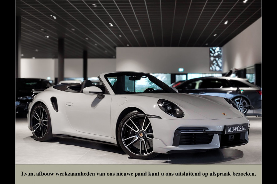 Porsche 911 Cabrio 3.8 Turbo S Aerokit|Ceramic|Lift|PPFSportuitlaat|Stoelkoeling|Innodrive|Keyless