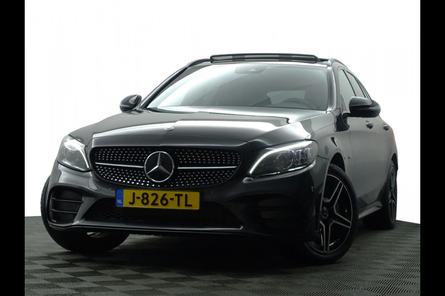 Mercedes-Benz C-Klasse Estate 300 e AMG Night Edition Premium Plus 9G Aut- Panodak I Widescreen I Burmester I Leer I 360 cam