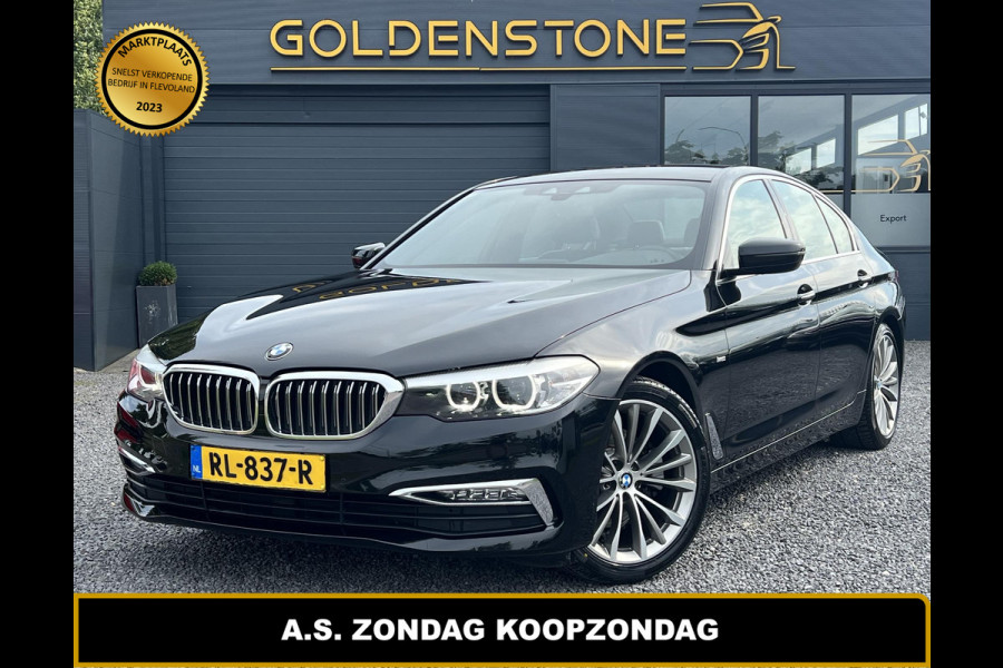 BMW 5 Serie 520i Executive 2e Eigenaar,Navi,Clima,Leder,PDC V+A,LM Velgen,LED Verlichting,N.A.P,APK tot 07-2025