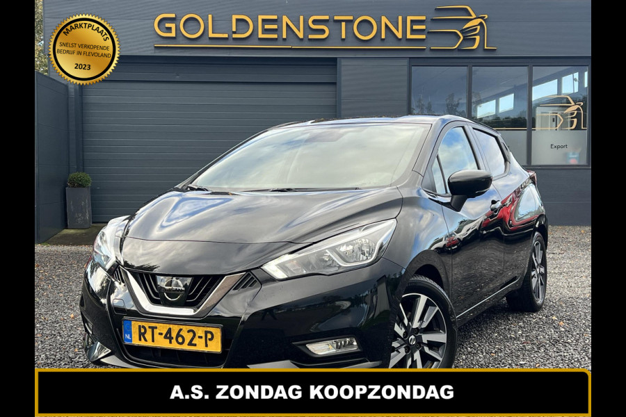 Nissan Micra 0.9 IG-T N-Connecta 2e Eigenaar,Navi,Clima,Cruise,360 Camera,Bose Geluid,N.A.P,APK tot 03-2026