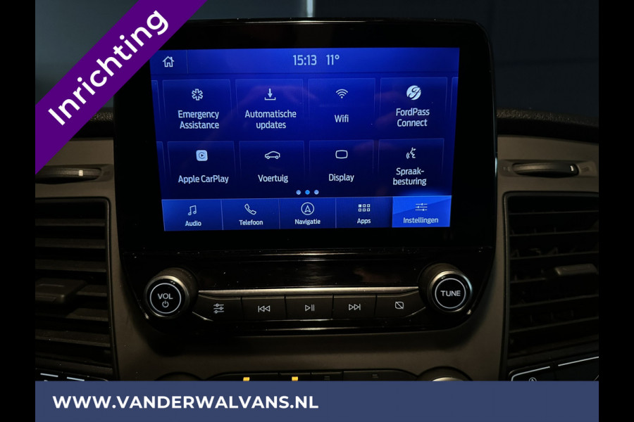 Ford Transit Custom 2.0 TDCI **BPM VRIJ voor de Ondernemer** L1H1 inrichting Euro6 Airco | Camera | Navigatie | Apple Carplay cruisecontrol, parkeersensoren, stoelverwarming, LED, verwarmde voorruit, bijrijdersbank, achterklep