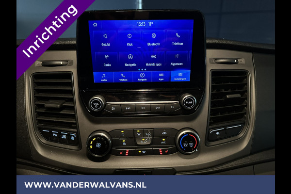 Ford Transit Custom 2.0 TDCI **BPM VRIJ voor de Ondernemer** L1H1 inrichting Euro6 Airco | Camera | Navigatie | Apple Carplay cruisecontrol, parkeersensoren, stoelverwarming, LED, verwarmde voorruit, bijrijdersbank, achterklep