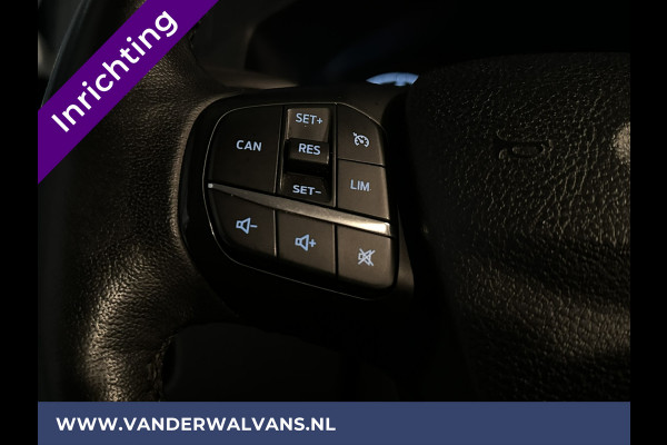 Ford Transit Custom 2.0 TDCI **BPM VRIJ voor de Ondernemer** L1H1 inrichting Euro6 Airco | Camera | Navigatie | Apple Carplay cruisecontrol, parkeersensoren, stoelverwarming, LED, verwarmde voorruit, bijrijdersbank, achterklep