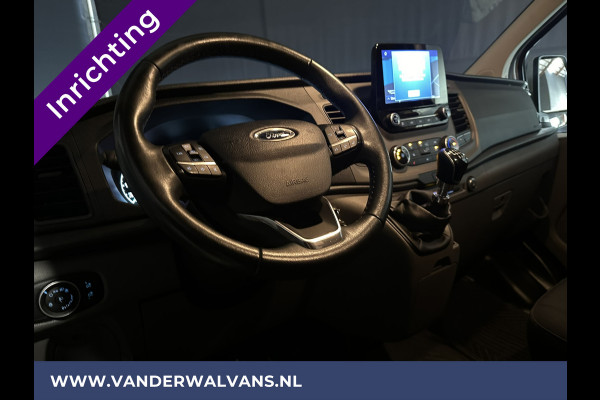 Ford Transit Custom 2.0 TDCI **BPM VRIJ voor de Ondernemer** L1H1 inrichting Euro6 Airco | Camera | Navigatie | Apple Carplay cruisecontrol, parkeersensoren, stoelverwarming, LED, verwarmde voorruit, bijrijdersbank, achterklep