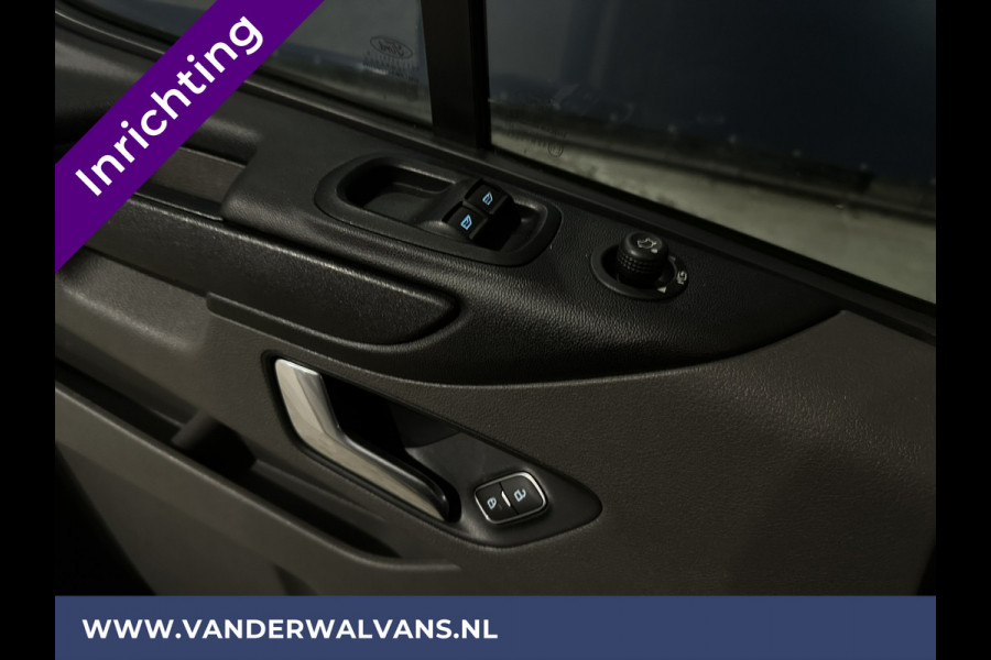 Ford Transit Custom 2.0 TDCI **BPM VRIJ voor de Ondernemer** L1H1 inrichting Euro6 Airco | Camera | Navigatie | Apple Carplay cruisecontrol, parkeersensoren, stoelverwarming, LED, verwarmde voorruit, bijrijdersbank, achterklep