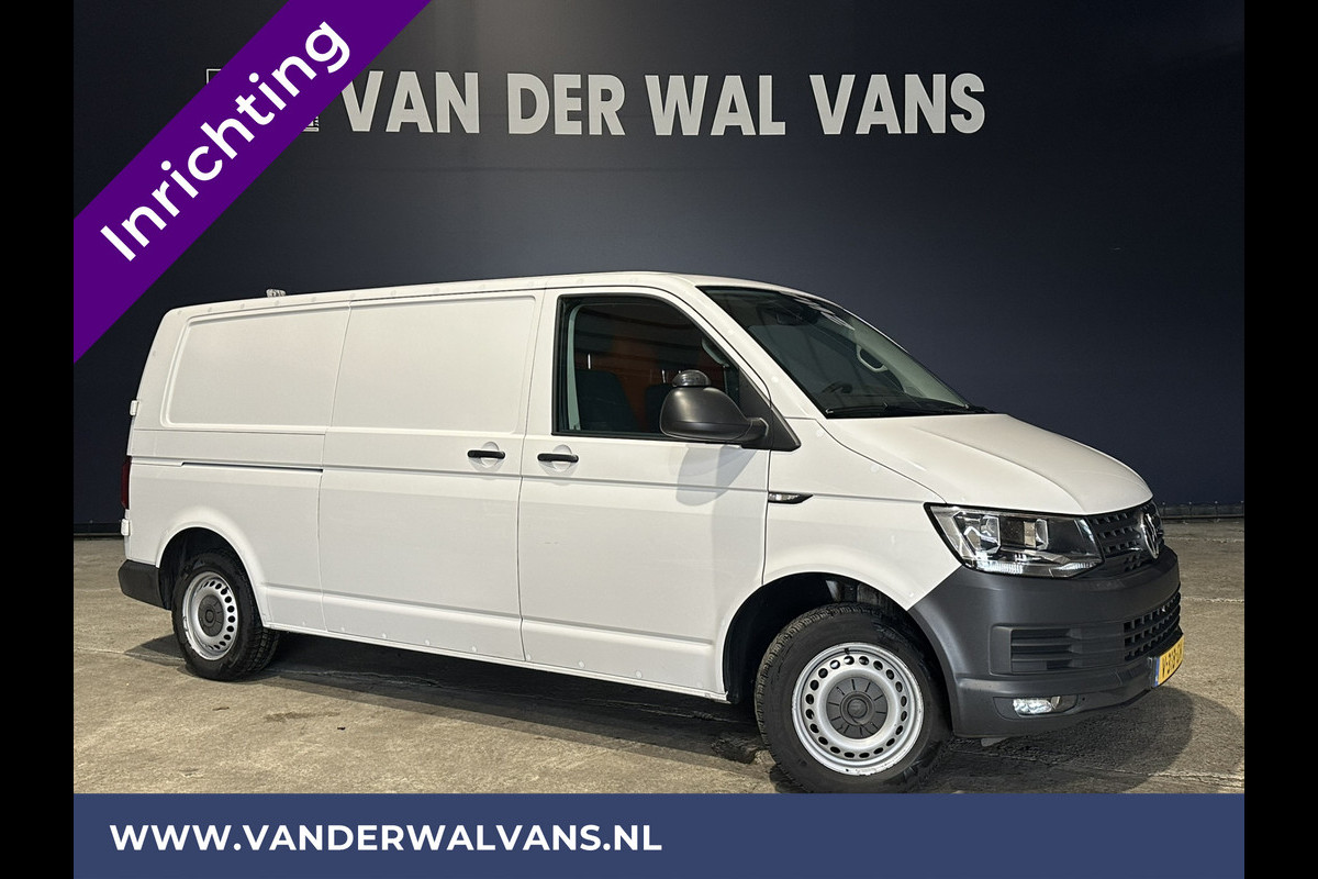 Volkswagen Transporter 2.0 TDI 102pk L2H1 inrichting Euro6 Airco | Victron Omvormer | Trekhaak cruisecontrol, parkeersensoren, verwarmde voorruit