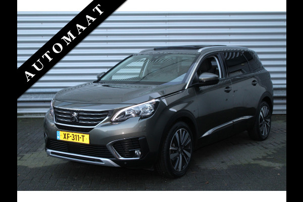 Peugeot 5008 1.2 PureTech 131pk Allure Automaat 7 zits NL-Auto NAP Panoramadak Clima Cruise Navi 360 Camera Trekhaak