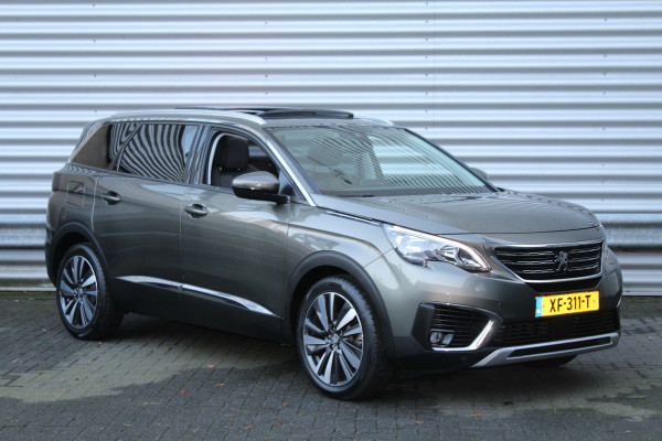 Peugeot 5008 1.2 PureTech 131pk Allure Automaat 7 zits NL-Auto NAP Panoramadak Clima Cruise Navi 360 Camera Trekhaak