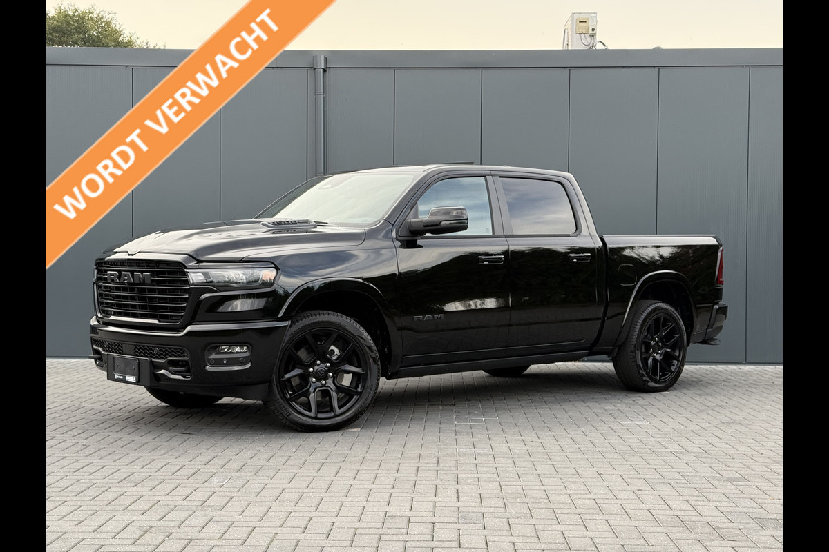 Dodge Ram 1500 3.0 420 PK LARAMIE PREMIUM / HURRICANE / 2025 MODEL / NIGHT EDITION / LUCHTVERING / PANO / 360 CAMERA / TREKHAAK / 3500 KG