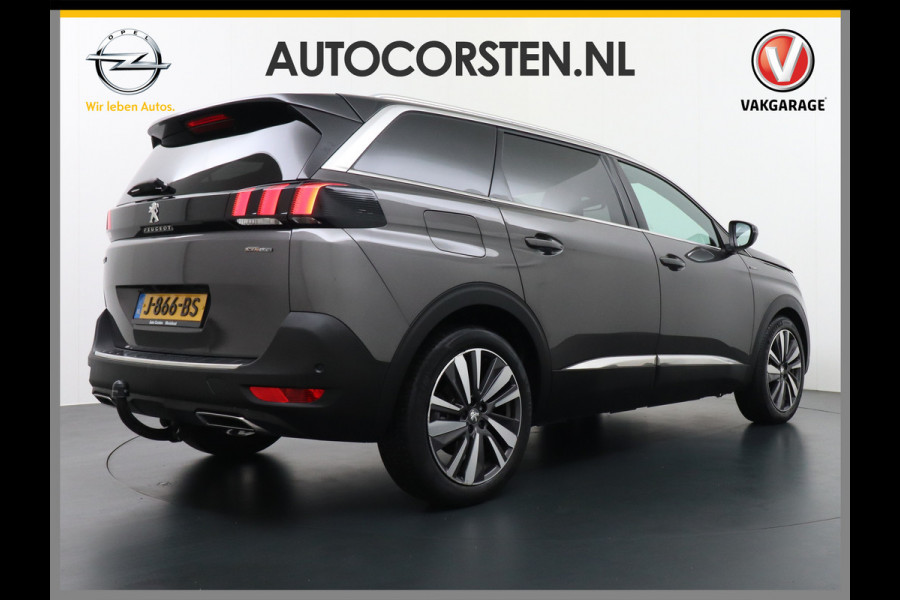 Peugeot 5008 AUT-8 7pers. T131pk GT-Line Elektr.Stoelen+Geheugen+Leer+Verwarmd Elek. Adaptive-Cruise 360Camera 19''LM Afn. Trekhaak Apple And Pack City 2 Visio park 2 Parkeer-assistent Connected services mirror screen Aluminium dakrails Stoelverw. Blindspot Navi Pdc Tel. Usb Virtual-Cockpit Sensor dodehoek extra getint glas achter Rijstrooksensor met correctie Vermoeidheids herkenning Pack Drive Assist Bu-spieg el/klap/mem 49.000 nieuw!!! euro 6.3 Orig.NLse auto