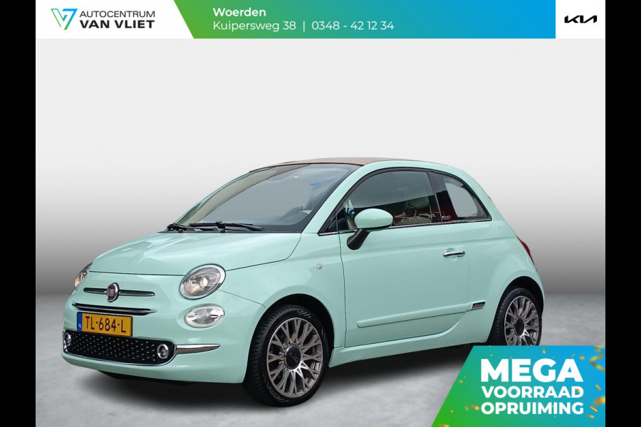 Fiat 500C TwinAir Turbo Lounge | Airco | Nav | 16" | PDC