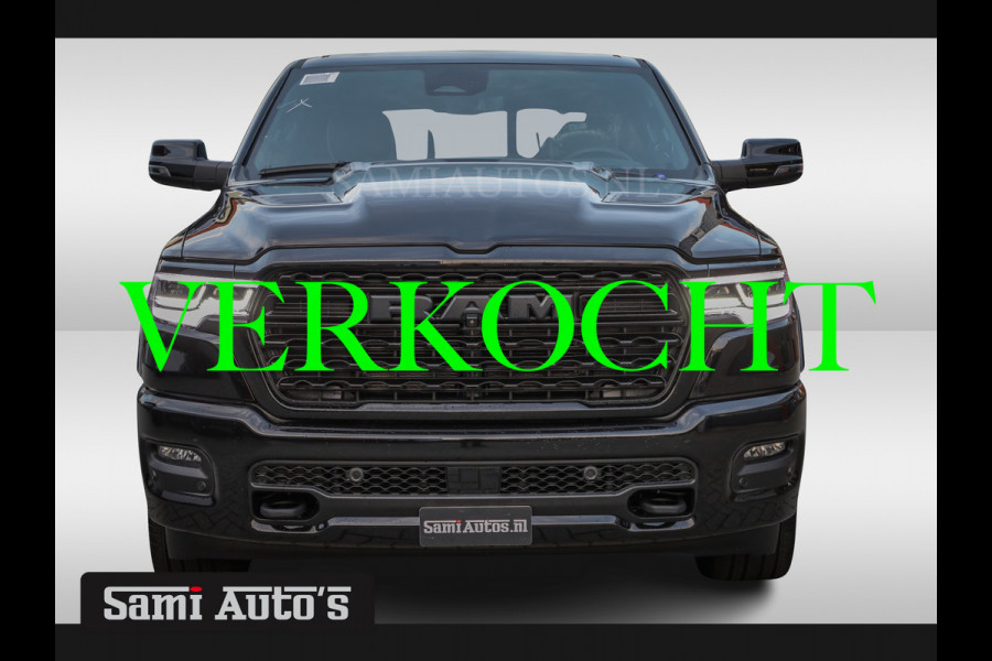 Dodge Ram 1500 LIMITED NIGHT 540PK 706 Nm 2025 | XB9 | MASSAGE | BOM VOL | CREW CAB | DUBBELE CABINE | GRIJSKENTEKEN | €99950,- EXCL BTW | VOORRAAD 2251 - 7725