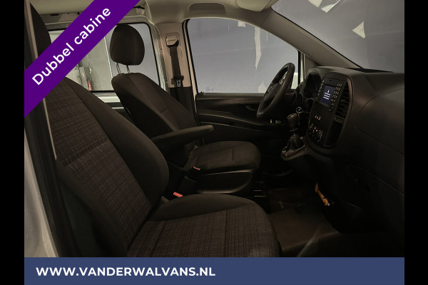 Mercedes-Benz Vito 114 CDI 136pk L3H1 Dubbele cabine Euro6 Airco | Camera | Navigatie | LM Velgen Cruisecontrol, Trekhaak, Parkeersensoren, 5-Zits