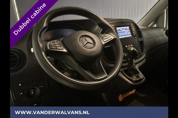 Mercedes-Benz Vito 114 CDI 136pk L3H1 Dubbele cabine Euro6 Airco | Camera | Navigatie | LM Velgen Cruisecontrol, Trekhaak, Parkeersensoren, 5-Zits