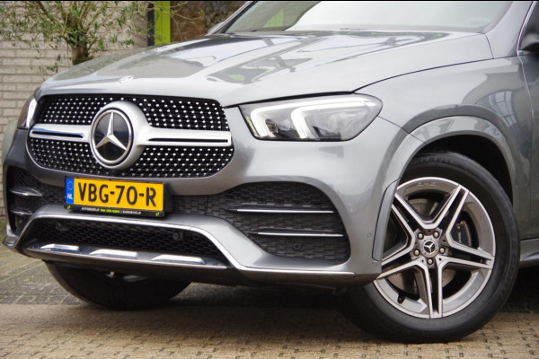 Mercedes-Benz GLE 300 D 4MATIC AMG, MARGE! VAN, GRIJS KENTEKEN, LED, TREKHAAK, MEMORY, 360 CAMERA, LEDER/ALCANTARA, PDC, 20'' AMG