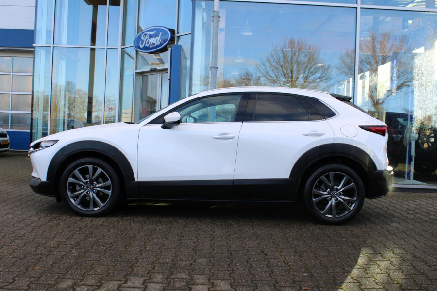 Mazda CX-30 2.0 e-SkyActiv-X M Hybrid Luxury | Trehaak | BOSE | Stoel + Stuurverwarming | Navigatie | Head-Up Display |