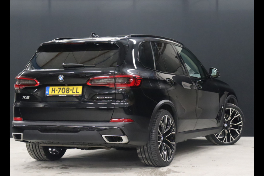 BMW X5 xDrive45e High Executive [SCHUIFKANTELDAK, 360 CAMERA, ELEC. STOELEN, DIGITAL DASH, STOELVERWARMING, ADAPTIVE CRUISE, APPLE CARPLAY, FLIPPERS, HEAD UP, VOL LEDER, NIEUWSTAAT]