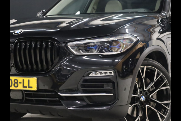 BMW X5 xDrive45e High Executive [SCHUIFKANTELDAK, 360 CAMERA, ELEC. STOELEN, DIGITAL DASH, STOELVERWARMING, ADAPTIVE CRUISE, APPLE CARPLAY, FLIPPERS, HEAD UP, VOL LEDER, NIEUWSTAAT]