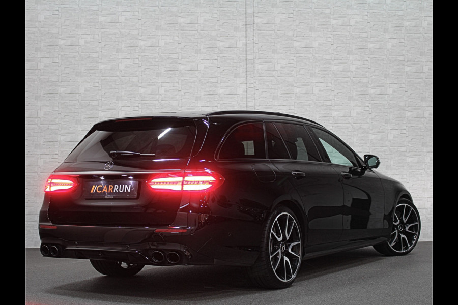 Mercedes-Benz E-Klasse Estate 53 AMG 4MATIC | Panorama | 360 View | Burmester | Distronic+ | Memory | Multibeam-LED | Luchtvering | Leder | Widescreen | Trekhaak | Sfeerverlichting | Night-Pakket | 20'' | Carplay | Stoelverwarming |